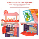 Cucina Giocattolo per Bambini 71,5x35x85,5 cm con Utensili Multicolore