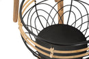 Set 3 Porta Vasi Oporto Ø 35x54,5-30x48-25x41,5 cm in Rattan