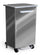 Pattumiera Per Raccolta Differenziata 47x37xh83 cm in Acciaio Inox a Pedale Lucido