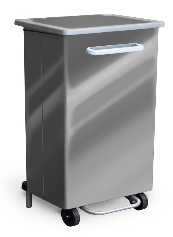 Pattumiera Per Raccolta Differenziata 47x37xh83 cm in Acciaio Inox a Pedale Lucido online