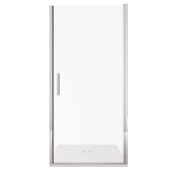 Duschwandtür 1 Flügeltür in transparentem Kristall 6 mm H195 Bonussi Alexia Verschiedene Größen acquista