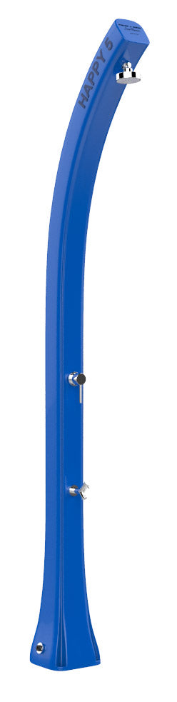 Doccia Solare da Giardino 28L Miscelatore e Lavapiedi Arkema Happy Five Blu