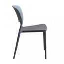 Sedia Mets 56x46x80 h cm in Plastica Taupe