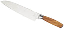 Coltello Cuoco 34,5 cm con Manico in Legno di Olivo