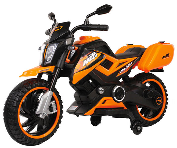 prezzo Elektrisches Motorrad für Kinder 12V Kidfun Arias Orange