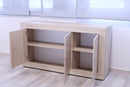 Credenza Mobile da Salotto 3 Porte 160x43x86cm TFT  Rustic Quercia Samoa
