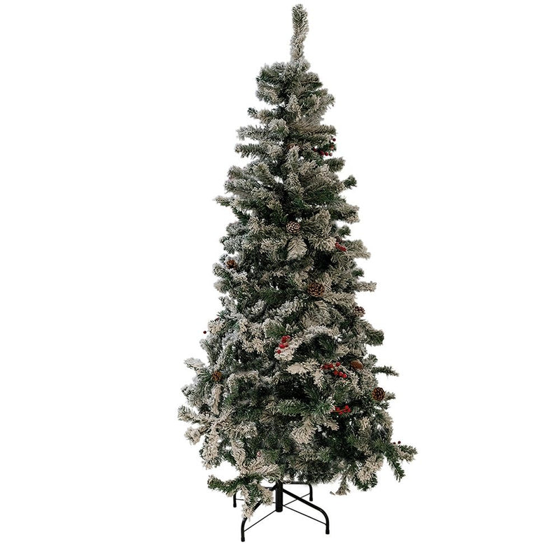 Albero di Natale Artificiale H210 cm 748 Rami Sestriere Verde