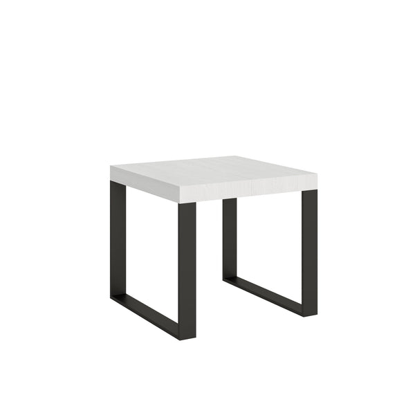 Tavolo Allungabile 90-246x90x77 cm Tecno Bianco Frassino prezzo
