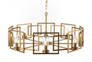 Lampada pendente House in Metallo Bowi Oro