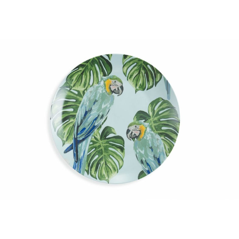Servizio Piatti 18 Pezzi in Porcellana VdE Tivoli 1996 Parrot Jungle