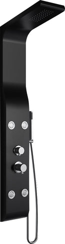 Colonna Doccia Idromassaggio in ABS Relax Nero Opaco