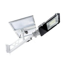 Lampione Faro LED Stradale 200W con Pannello Solare Crepuscolare Telecomando e Staffa