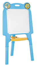 Lavagna per Bambini 53x67x119 cm con Portapenne Azzurra