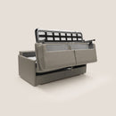 Divano Letto 2 Posti 169x90x96 cm in Tessuto Tortora