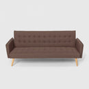 Divano Letto Clic Clac 172x86x80 cm in Tessuto Marrone