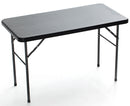 Tavolo Pieghevole da Giardino 122x60x72 cm in Ferro Taddei Plastik Grigio Scuro