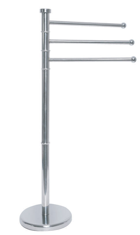 Fadi Edelstahl Handtuchhalter 3 Arme 23x23x88 cm online