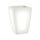 Leuchtende Gartenvase LED 40x40x57 cm in Resin 5W Jasmine Warm White