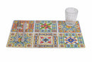 Set 6 Tovagliette Rettangolare Double Face 45x30 cm Villa d'Este Home Tivoli Costiera