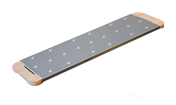 Tagliere da Cucina 40,5x12 cm In Legno e Acciaio Giusto acquista