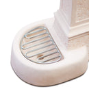 Fontana da Giardino Senza Rubinetto in Cemento Granulato di Marmo Pisa Rosa