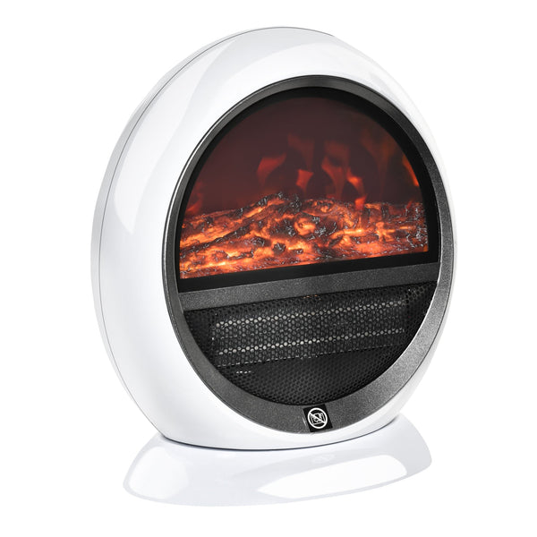 Tragbarer elektrischer Kamin 30,5 x 18 x 35 cm Flammeneffekt 1500 W Weiß acquista