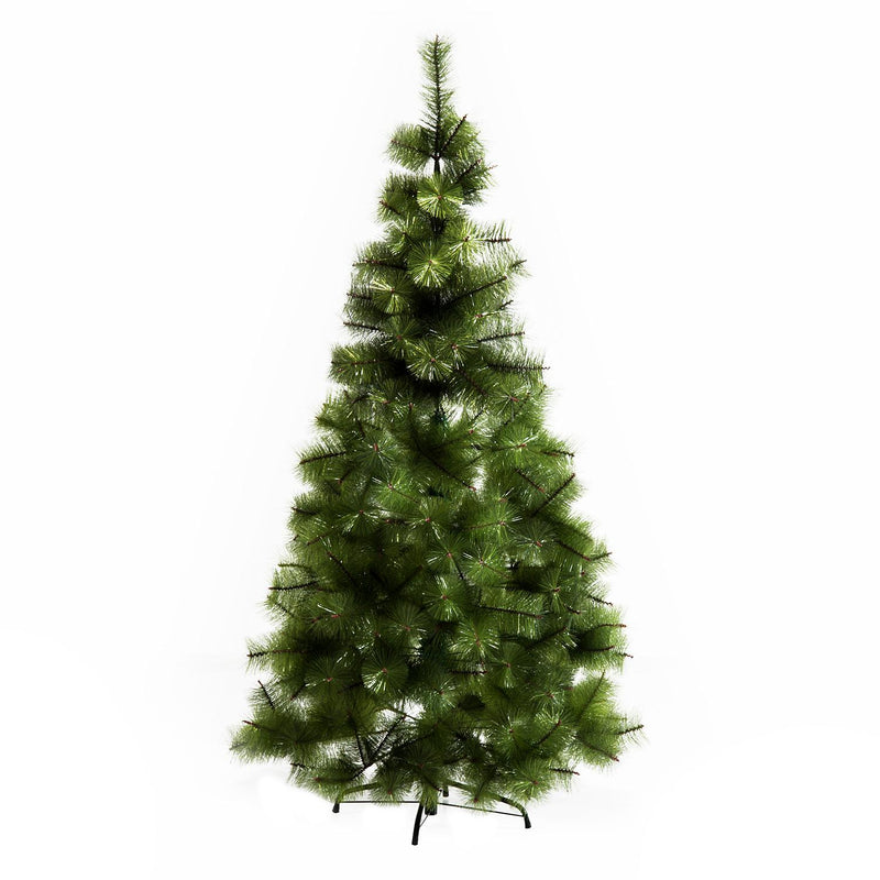 Albero di Natale Artificiale 180 cm 383 Rami e Supporto in Ferro 