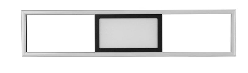 Plafoniera da Interno a LED in Metallo Nero Opaco