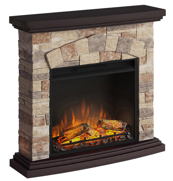 Elektrischer Bodenkamin Flammeneffekt 1500W Tagu Tori Steineffekt prezzo