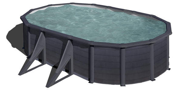 Piscina Ovale Fuori Terra 500x300xh120 cm in Acciaio e PVC Gre Kea acquista