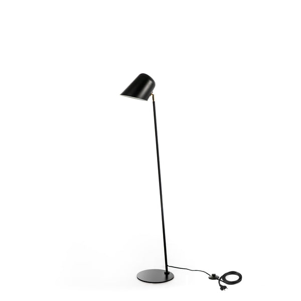 Lampada da Terra 25x25xH130 cm in Metallo Electra Nero sconto