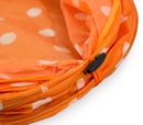 Cesto porta giochi o biancheria 40x80 cm pieghevole a molla Arancio