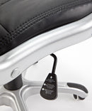 Sedia Poltrona Presidenziale da Ufficio in Similpelle Bozzini Excelsior Nero