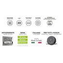 Casseruola Ø16 cm Antiaderente Induzione in Alluminio Effetto Pietra Moneta Yes (Zeus 2.0)