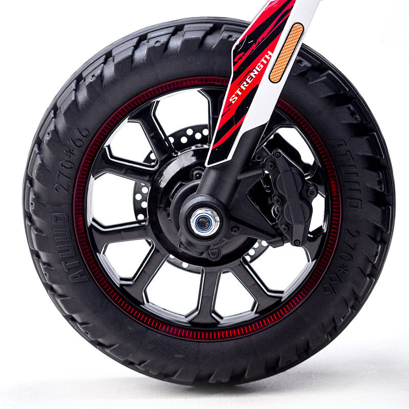 Moto Elettrica per Bambini 12V Motocross Bianca