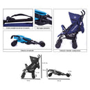 Passeggino Leggero per Bambini Trupia Big Blu