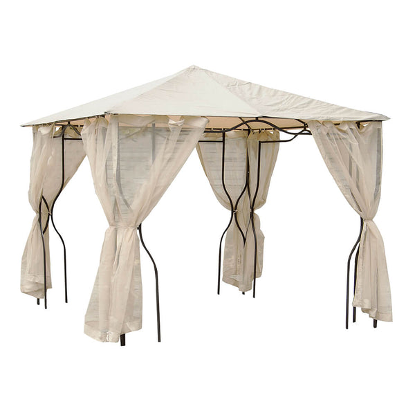 Gartenpavillon aus Stahl mit Moskitonetz 3x3m Adami Colorado sconto