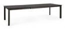 Tavolo Allungabile Konnor 200-300x110 cm Antracite in Alluminio