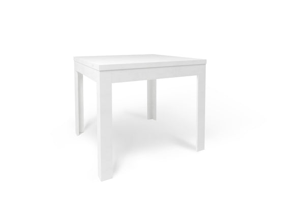 Tavolo Allungabile 90/180x90x75 cm Ossido Bianco e Ossido Bianco online