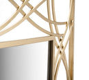 Specchio Exy 72x2x102,5 Misura Specchio 70,5x39,5 cm in Ferro Oro