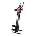 Panca Trainer Addominali Power ABS con Display Nero e Rosso 