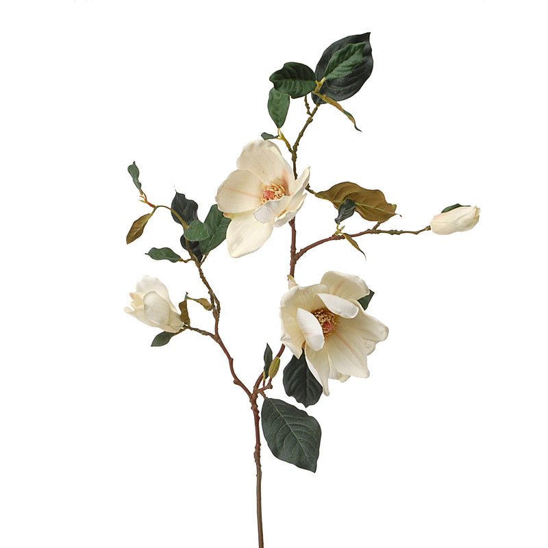 Set 2 Magnolia Giapponese Artificiale Altezza 88 cm 