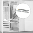 Kit Guide per Cassetti a Sfera 45 x 650 mm Estrazione Totale Chiusura Soft Zincato 5 Pezzi Emuca