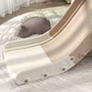 Scivolo da Interno con Canestro Design Elefante 163x57x75 cm Bianco Crema 