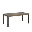  Tavolo Allungabile 200-304x90x77 cm Everyday Premium Tortora Gambe Antracite