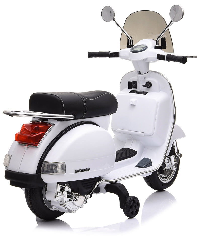 Piaggio Vespa PX150 Full Elettrica 12V per Bambini Bianca