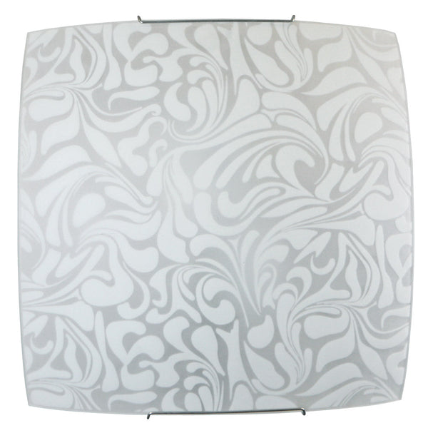 Deckenleuchte 1xE27 Haken Draht Stahl Glasplatte Weiß E-Energy Corinna sconto