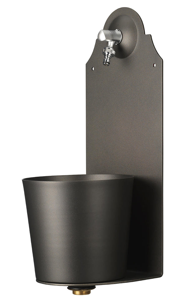 Fontana a Parete da Giardino con Rubinetto Belfer 42/PRX Antracite online
