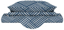 Copripiumino con Federe Stampato in Microfibra City Life Blue Varie Misure