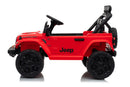 Macchina Elettrica per Bambini 101x59x65 cm Licenza Jeep Rubicon Small Rosso